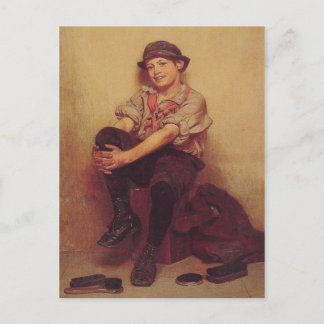 John George Brown'sのポストカ絵画ード ポストカード