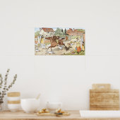 John Gilpin ridings though the village ポスター (キッチン)