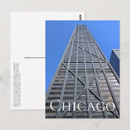 John Hancock Building Chicago, Illinois ポストカード (正面/裏面)