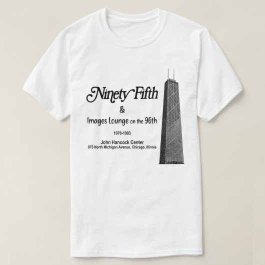 John Hancock, Chicago, IL Tシャツ (デザイン正面)