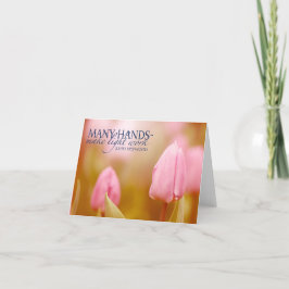 John Heywood感動的引用文「チームワーク」 サンキューカード