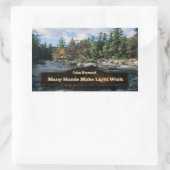 John Heywood感動的引用文「チームワーク」 長方形シール (バッグ)