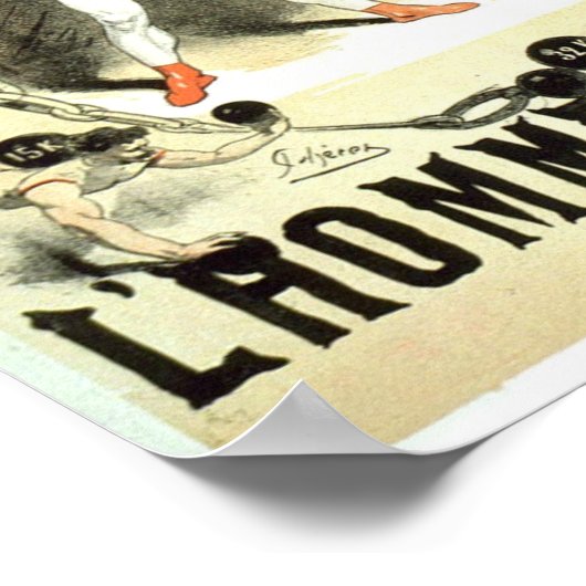 John Holtum Circus Strongman Poster ポスター (角)