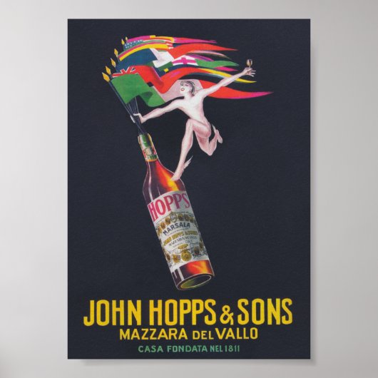 John Hops and Sons Mazzara del Vallo飲料 ポスター (正面)