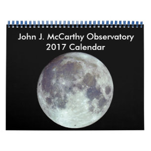 John J. McCarthy Observatory 2017カレンダー カレンダー