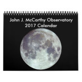 John J. McCarthy Observatory 2017カレンダー カレンダー (カバー)
