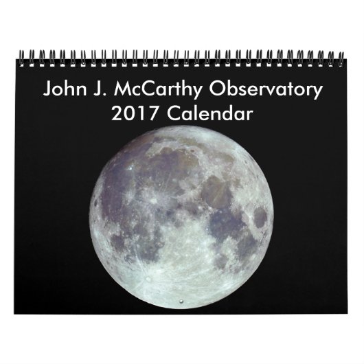 John J. McCarthy Observatory 2017カレンダー カレンダー (カバー)