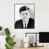 John Jack Kennedy US Presidential White House ポスター (ホームオフィス)