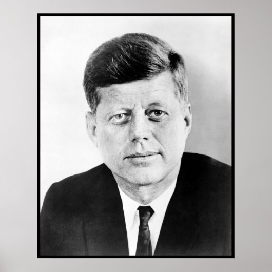 John Jack Kennedy US Presidential White House ポスター (正面)
