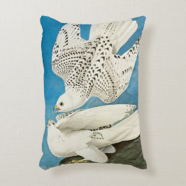 John James Audubon著、Gyrfalcons、別名Gerfalcons アクセントクッション