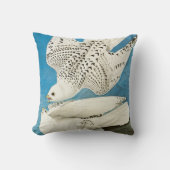 John James Audubon著、Gyrfalcons、別名Gerfalcons クッション (正面)