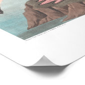 John James Audubon American Flamingo Wildlife Art ポスター (角)