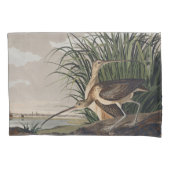John James Audubon Long-Billed Curlew Bird 枕カバー (正面)