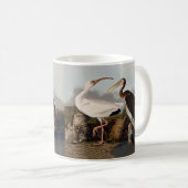John James Audubon White Ibis Bird Print Classic コーヒーマグカップ (正面右)