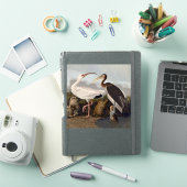 John James Audubon White Ibis Bird Print Classic シール (iPadカバー)