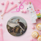 John James Audubon White Ibis Bird Print Classic ペーパープレート (パーティー)