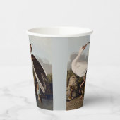 John James Audubon White Ibis Bird Print Classic 紙コップ (左)
