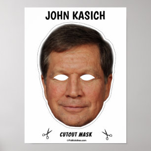 JOHN KASICHハロウィンマスク ポスター