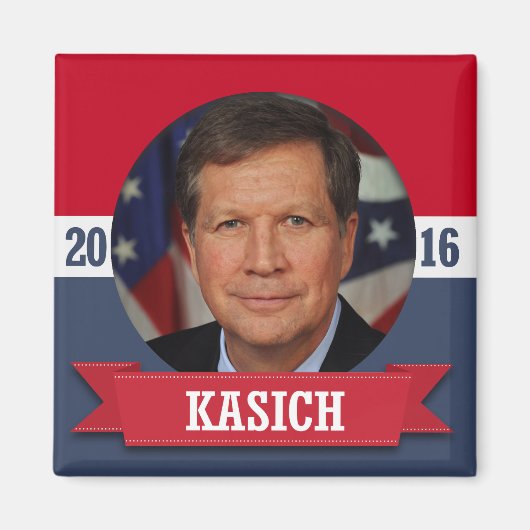 JOHN KASICH 2016 マグネット (正面)