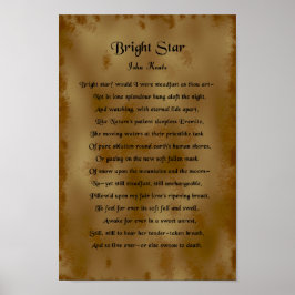 John Keats, Bright Star ポスター