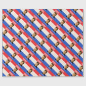 John Kennedyおよびリーダーシップ ラッピングペーパー (フラット)