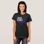 John Kerry For The People 2024 Liberal Democrat US Tシャツ (正面フル)