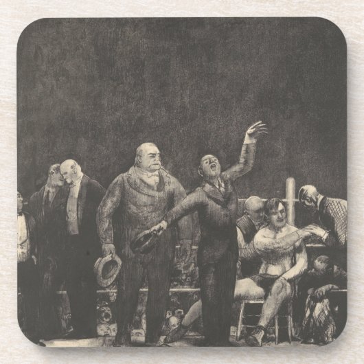 John L. Sullivanのご紹介 – ジョージ・ベローズ コースター (正面)