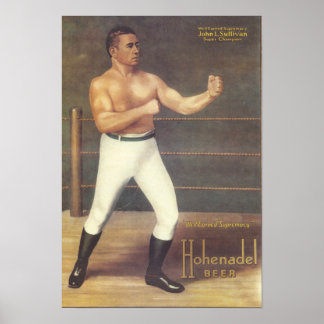 John L. Sullivan – チャンピオンすごいヴィンテージのポスター ポスター
