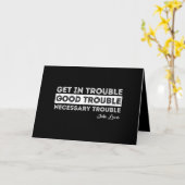 John Lewis – グッドトラブル引用文 カード (黄色い花)