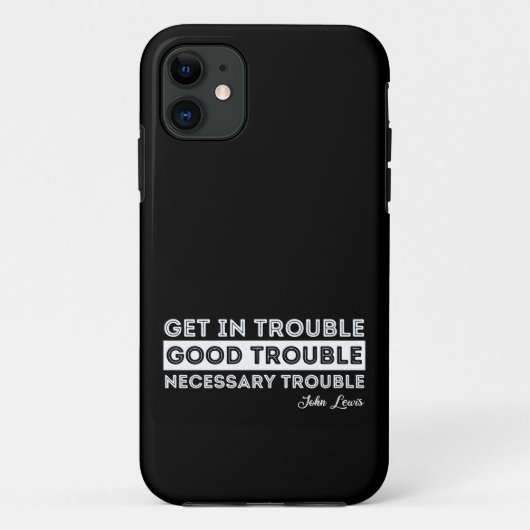 John Lewis – グッドトラブル引用文 Case-Mate iPhoneケース (裏面)