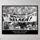 John Lewis - Civil Rights Icon ポスター (正面)
