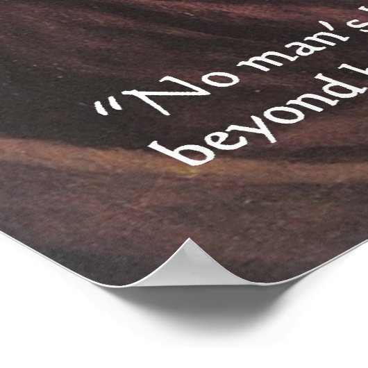 John Locke Experience/Knowledge引用文ポスター ポスター (角)