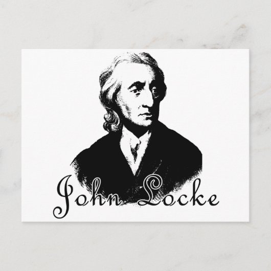 JOHN LOCKE Tシャツと製品 ポストカード (正面)