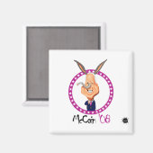 JOHN-McCAINマグネット マグネット (正面/裏面)