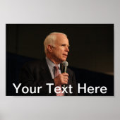 John McCain Personalized Small Poster ポスター (正面)