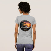 John Minar 写真 & 音楽 Tシャツ (裏面フル)