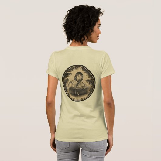 John Minar Music - 女性用Tシャツ Tシャツ (裏面フル)