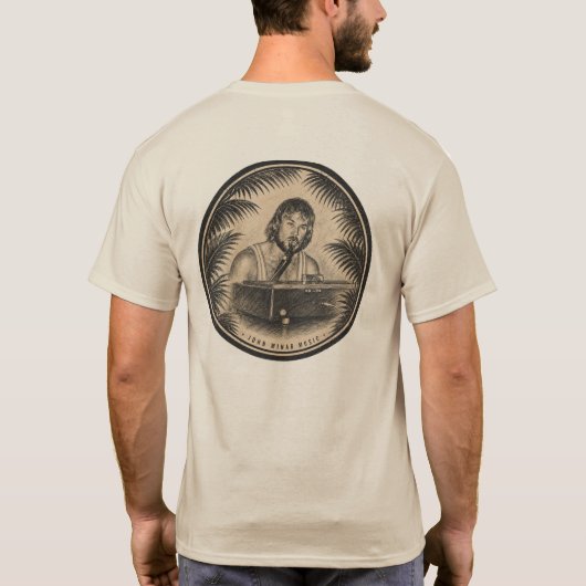 John Minar Music Tシャツ (裏面)