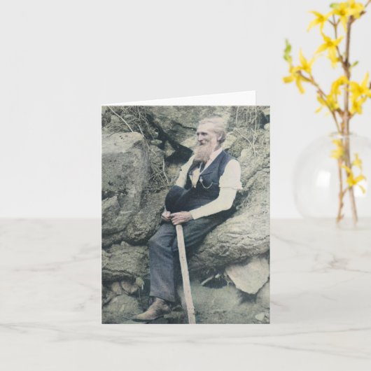 John Muir – ライター カード (黄色い花)