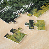 John Muir:山に登って良いものを得る ジグソーパズル (側面)