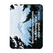 John Muir:「松と松の間に入り口がある」 マグネット (縦)