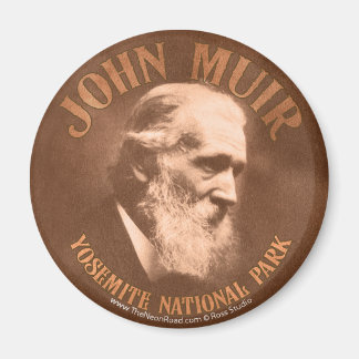 John Muir Magnet 1ラウンド マグネット