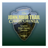 John Muir Trail （矢印） ポスター (正面)
