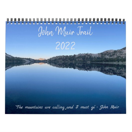 John Muir Trail 2022カレンダーオリジナル カレンダー (カバー)