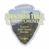 John Muir Trail (arrowhead) シール (正面)