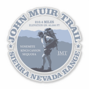 John Muir Trail(BG) シール