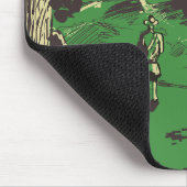 John Muir Trail California旅行ポスター。 マウスパッド (コーナー)