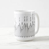 John Muir Trail (JMT)標高縦断コーヒーマグ コーヒーマグカップ (正面右)