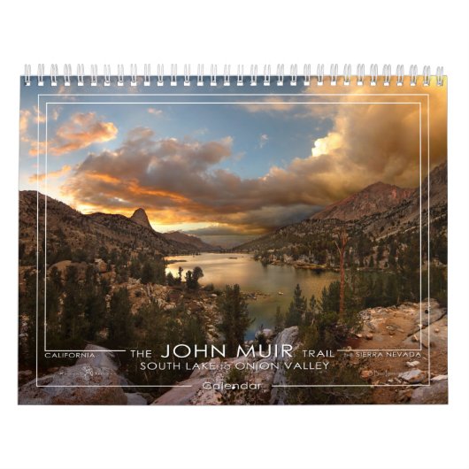 John Muir Trail - South Lake to Onion Valley - カレンダー (カバー)