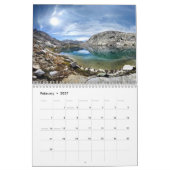 John Muir Trail - South Lake to Onion Valley - カレンダー (2月 2027)
